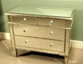 00599 pair-Fabulous-Pair-ART-DECO-Mirrored-Chest-of-Drawers-2